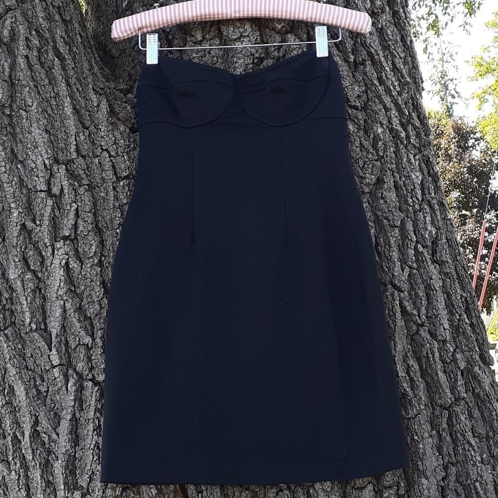 Moda Intnl Black Bodycon‎ Bra-Top Strapless Dress 4